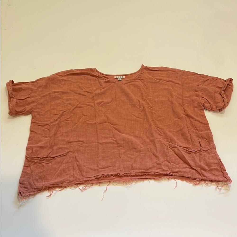 Cope Oversized Boxy Short Sleeve T-Shirt